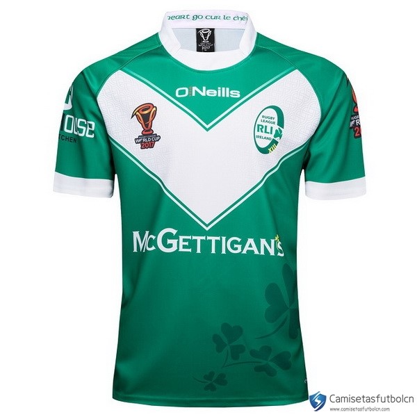 Camiseta Irlanda O'Neills Primera equipo RLWC 2017-18 Verde